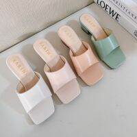 heel ♛rarin   Sugar   รองเท้ามีส้น 1.5 งานน่ารัก คัลเลอร์ฟูล เท้าไม่เรียว บวกเพิ่ม✡