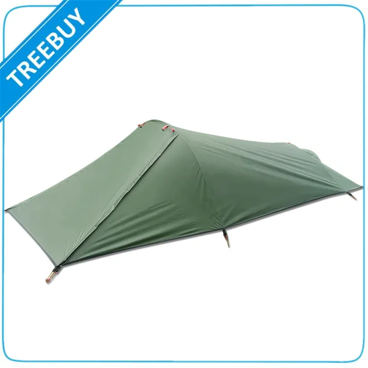 ultralight-outdoor-camping-tent-single-person-camping-tent-เต้นท์แคมปิ้ง-water-resistant-tent-aviation-aluminum-support-portable-sleeping-bag-tent