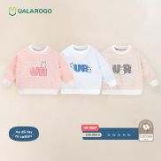 Áo dài tay cho bé Ualarogo 1 - 5 tuổi vải Cotton nỉ giữ ấm 3657