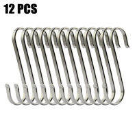 12Pc S Hooks Flat Stainless Steel Hanger Kitchen Garden Hanging Utensil Home Hooks For Butcher Shop Kitchen Baking Tools