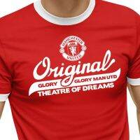 TShirt Manchester United F.C. Jersey Man Utd เสื้อบอลผู้ใหญ่ เสื้อกีฬา  เสื้อฟุตบอล ทีม Man U รับประกันคุณภาพ เกรด เสื้อยืดสโมสรฟุตบอลลิเวอร์พูล White Collar