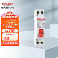 Delixi Electric Air Open Micro เซอร์กิตเบรกเกอร์สวิตช์อากาศเข้าคู่และออกคู่ DZ47P