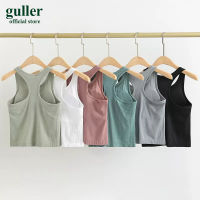 guller เสื้อกั๊กเสื้อผ้าโยคะสำหรับผู้หญิงพร้อมแผ่นแปะหน้าอกแบบสองในหนึ่งเดียวเสื้อแจ็คเก็ตกีฬาเสื้อฟิตเนสเสื้อชั้นในสำหรับวิ่งแห้งเร็ว