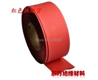 50mm Dia. Diameter Heat Shrinkable Tube Shrink Tubing 1M 3.28FT Red Color Cable Management