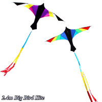 High Quality NEW Toy 2.4M Power Bird Kites With Handle Line Nylon Good Flying