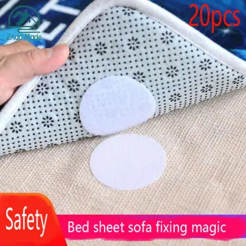 4pcs Adjustable Bed Sheet Fasteners With Clips, Keep Sheets In Place,  Tablecloth, Sofa Cover, Curtains, Tent Fixed Clips