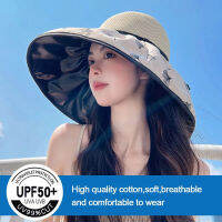 Anti-UV Beach Cap Sun Hat Outdoor Sunscreen Fisherman Cap For Girl Women