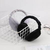 [COD] warm earmuffs foldable hamburger portable outdoor plush boys and girls cute earbags