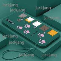 เคส Samsung เคสโทรศัพท์ A20S A207F มีความแม่นยำกล้องแบบบางมากเคสป้องกันขอบตรงพร้อมฟรีสายคล้อง