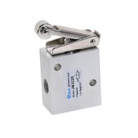 1PCS Pneumatic valve switch JM322R 2 Position 3 Way Female Thread 1/4" 12mm Roller Lever Air Mechanical Valve