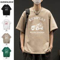 Five blockbuster printed sleeve summer boys joker American retro mens popular logo t-shirts T-shirt loose --ntx230801●✿