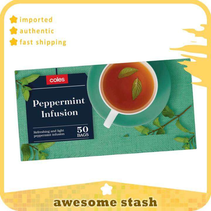 Coles Peppermint Infusion Tea Bags / 50s / New Zealand Lazada PH