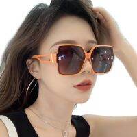 Logo H Oversized Square Sunglasses Women Fashion Big Frame Sun Glasses Ladies Vintage lunettes de soleil dames