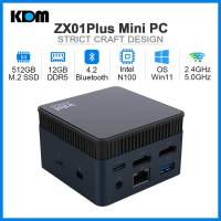 2023 ZX01Plus Mini PC CPU Alder Lake N100 Quad-Core WiFi 2.4G/5G Bluetooth 4.2 Quad-core HDMI Display Pocket Mini Computer(เปิดใช้งานล่วงหน้า Win11 Pro)