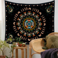 Ethnic style tapestry Indian style tapestry Mandala hanging cloth Bohemian color tapestry room decoration background cloth ins style tapestry homestay tapestry