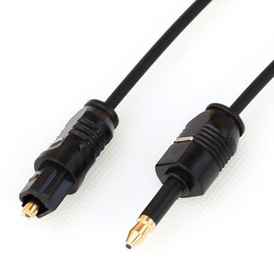 3.5mm Mini Toslink To Toslink Cable Digital Optical Audio connector adapter Cable OD2.2mm 1m 1.5m 2m 3m 3ft 5t 6ft 10ft Cables