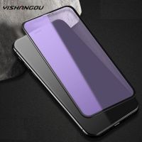 （ ATV ）สองชิ้น AntiPurple LightFor iPhone 11 ProSE 2 XSXR X 6วินาที6 7 8บวกป้องกันหน้าจอด้านหน้า