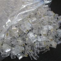 【YF】 20/50/100pcs RJ-45 Ethernet Cables Module Plug Network UTP Cat5 Cat5e RJ45 Cable Heads 8P8C