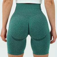 Seamless Yoga Shorts Fitness Women High Waist Push Up Workout Shorts Scrunch Butt Sports Shorts Gym Clothing Running Leggings