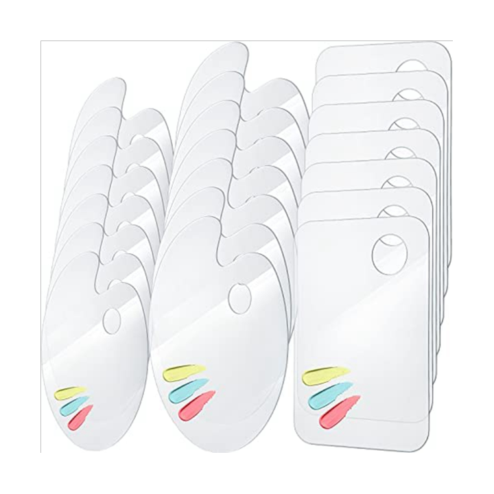 Acrylic Paint Palette Clear Paint Pallet NonStick Oil Paint Tray