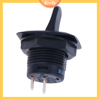 Aleaty? R13-402A Black 2Pin ON-ON บำรุงรักษาตำแหน่ง2ตำแหน่ง CH round TOGGLE SWITCH