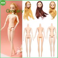 GROCERY LIFE ของขวัญผู้หญิง หลายสี 1/6 BJD ทรงผม สวมหัว DIY อุปกรณ์ตุ๊กตาโบราณ หัวตุ๊กตา ข้อต่อตุ๊กตา 30 ตัว