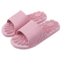 2022 New Fashion Women Men Foot Massage Home Slippers Couple Summer Sandals Soft Non Slip Slides Indoor Bathroom Flip Flops Shoe