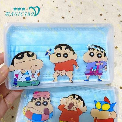 Magic789 Cartoon Crayon Plastic Storage Jewelry Organizer Container Transparent Case