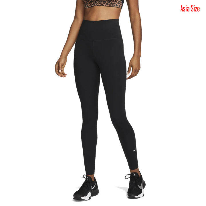 asia-size-กางเกงออกกำลังเอวสูงnikeของแท้รุ่นใหม่2022nike-one-womens-high-rise-leggings-dm7279-010