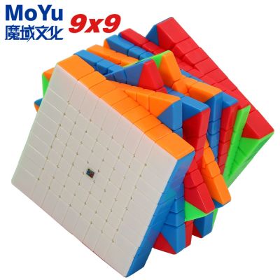 MoYu Magic Cube MF9 9x9 MeiLong 9x9x9 Puzzle Stickerless Cubo Mágico Profissional Logic Toys For High Level Cubing Player 큐브테이블