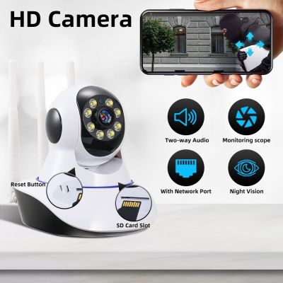 3MP HD WIFI Camera Security Protector Wireless IP Camera CCTV Surveillance Camera Smart Auto Tracking Night Vision CareCam Pro Household Security Syst