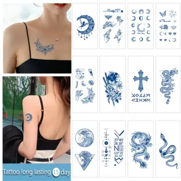 Buy Maycreate Gold Tattoo Sticker Creative Element Temporary Tattoos  Stickers Golden Tatto Assorted Henna Art  Azxo215Nfyp4 Online at Best  Prices in India  JioMart
