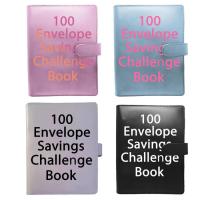 100 Envelope Challenge Binder Cash Envelope Binder Savings Challenges Book Budget Book With Cash Envelopes For Offices Home School refined