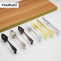 【cw】 Drawer Knobs Handles Fork Design Cabinet Cupboard Fashion Hardware ！