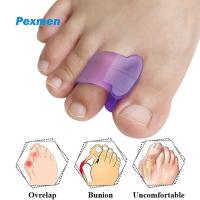 【CW】☃  Pexmen 2Pcs Toe SeparatorsGel Spacers Bunion Corrector Spreader for Bunions Overlapping Toes and Pain