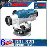 BOSCH กล้องระดับ หรือ เครื่องวัดระนาบ แบบออปติคอล ขยาย 32 เท่า รุ่น GOL 32D ++แข็งแกร่งและเชื่อถือได้ เหมาะเป็นพิเศษสำหรับการใช้งานกลางแจ้ง++