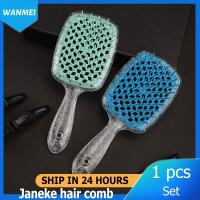 【YF】♝✔  Janeke Original Comb Scalp Massage Hair Hollowing Out Hairbrush Plastic Hollow