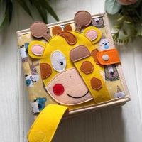 【CC】❈℡✔  Toddlers Busy Board Felt Story Book Children Early Education Habits Knowledge Developing