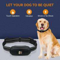 ZZOOI Electric Dog Barking Collar Magnetic Rechargeable IPX7 Waterproof Vibrating Dog Training Collar Anti-Barking Dog Training Collar