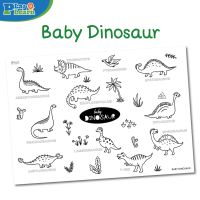 ขายดี? [Baby Dinosaur]PLAYPLEARNKID โปสเตอร์ระบายสียักษ์ ลวดลายเต็มแผ่น ระบายได้จุใจ เหมาะสำหรับเด็กอายุ 2-6 ขวบขึ้นไป[รหัสสินค้า]1196