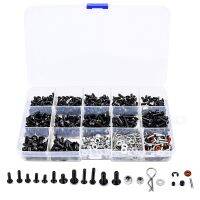 500PCS RC Car Screws Kit M3 Hex Screws Nut Shell Buckle RC Repair Tool Kit for Arrma 1/8 -1/16 Scale RC Cars