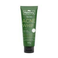 Plantnery Tea Tree Acne Whip Foam 100g แพลนท์เนอร โฟมล้างหน้า ทีทรี เนื้อวิบเนียนนุ่ม สำหรับผิวมัน