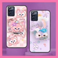 phone stand holder armor case Phone Case For ZTE Z7540/Consumer Cellular ZMAX 5G Cute cartoon drift sand Dirt-resistant