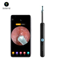 Bebird R1 Wireless Intelligent Visual Otoscope Ear Cleaner w/4.5mm 3MP HD Mini Camera/PC Spoon/LED Light High Precision Ear Scope Ear Endoscope with Earwax Removal Tool Compatible with iOS Android Phone Tablet for Kids Adults