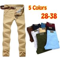 COD ▼ CUZ81VG V SHOP READY STOCK!!!5 Colors Mens Summer and Autumn New Casual Solid Color Large Size Pants Slim Sports Long Pants