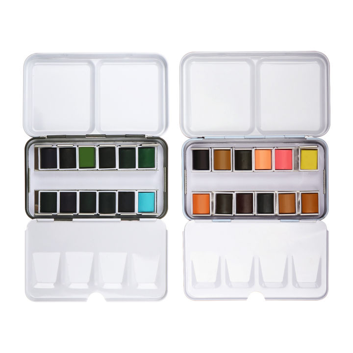 seamiart-12สีดีบุกกล่องสีทึบ-watercolor-ผิวสีน้ำสำหรับการ์ตูนและภาพ-travel-ทำรายงานด้วยมือสีน้ำ-ing-ภาพประกอบสมุดวาดรูปอุปกรณ์