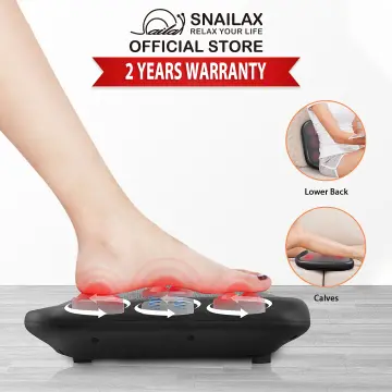 Snailax SL-236 Full Body Massager with Air Compress Kneading & Heat-, 2  years local warranty