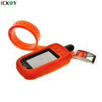 ♕♟♠ Silicone Protect Case Skin for Garmin Alpha 100 Alpha100 Dog Collar Orange Strap for Garmin TT-15 TT15 Accessories