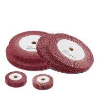 ₪✤⊙ 1Pc Non-woven Scouring Pad 4 /5 /6 /8 /10 /12 Grinding Wheel Flap Mop Polishing Wheel Nylon Fiber Disc 20mm Bore 1 thickness