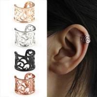 qianxing518414 Shop 1pcs New Fashion Punk Titanium Steel Tone Frog Cuff Ear Clip Wrap Earrings